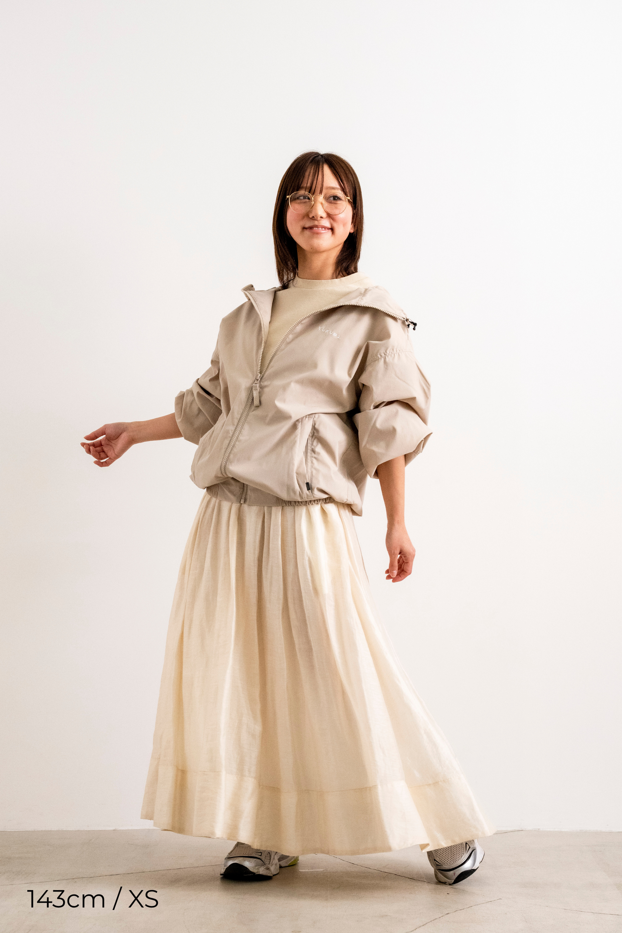 ジップフーディー(シャカシャカ)