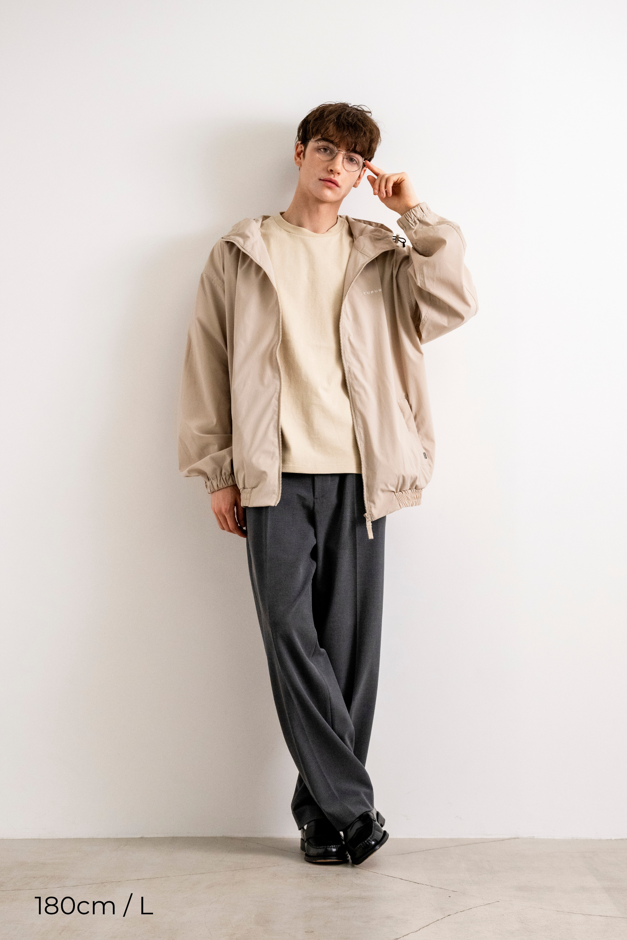 ジップフーディー(シャカシャカ)