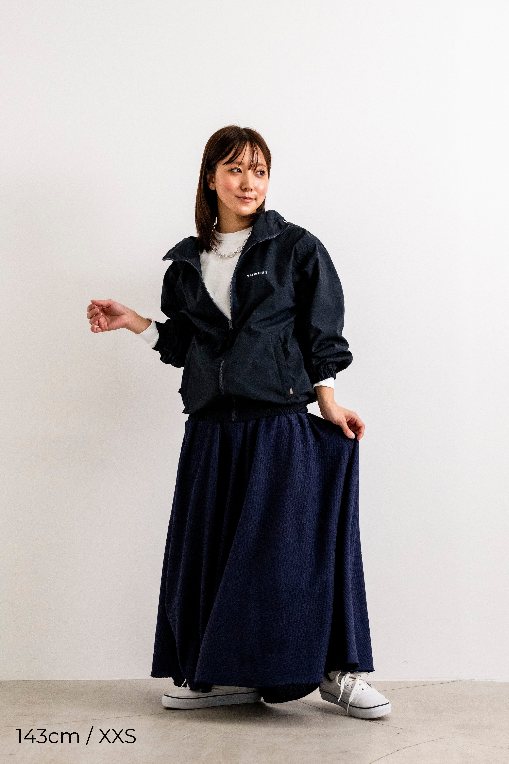 ジップフーディー(シャカシャカ)