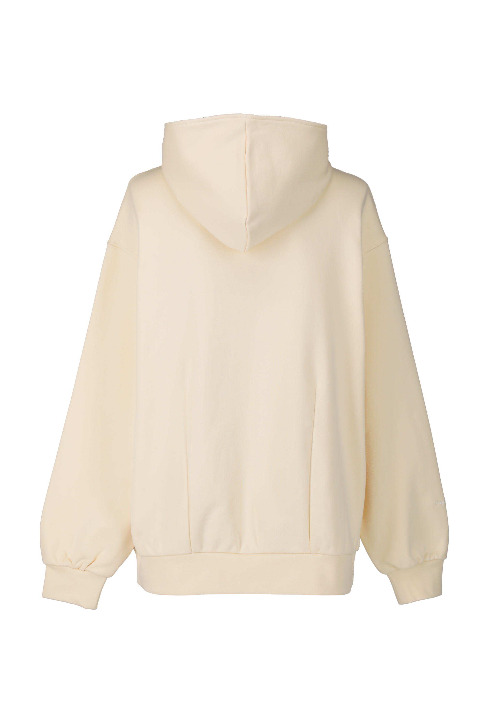 オーバーサイズハーフジップフーディー（裏起毛）